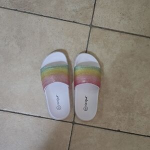 Cat & Jack Rainbow Slide Sandals